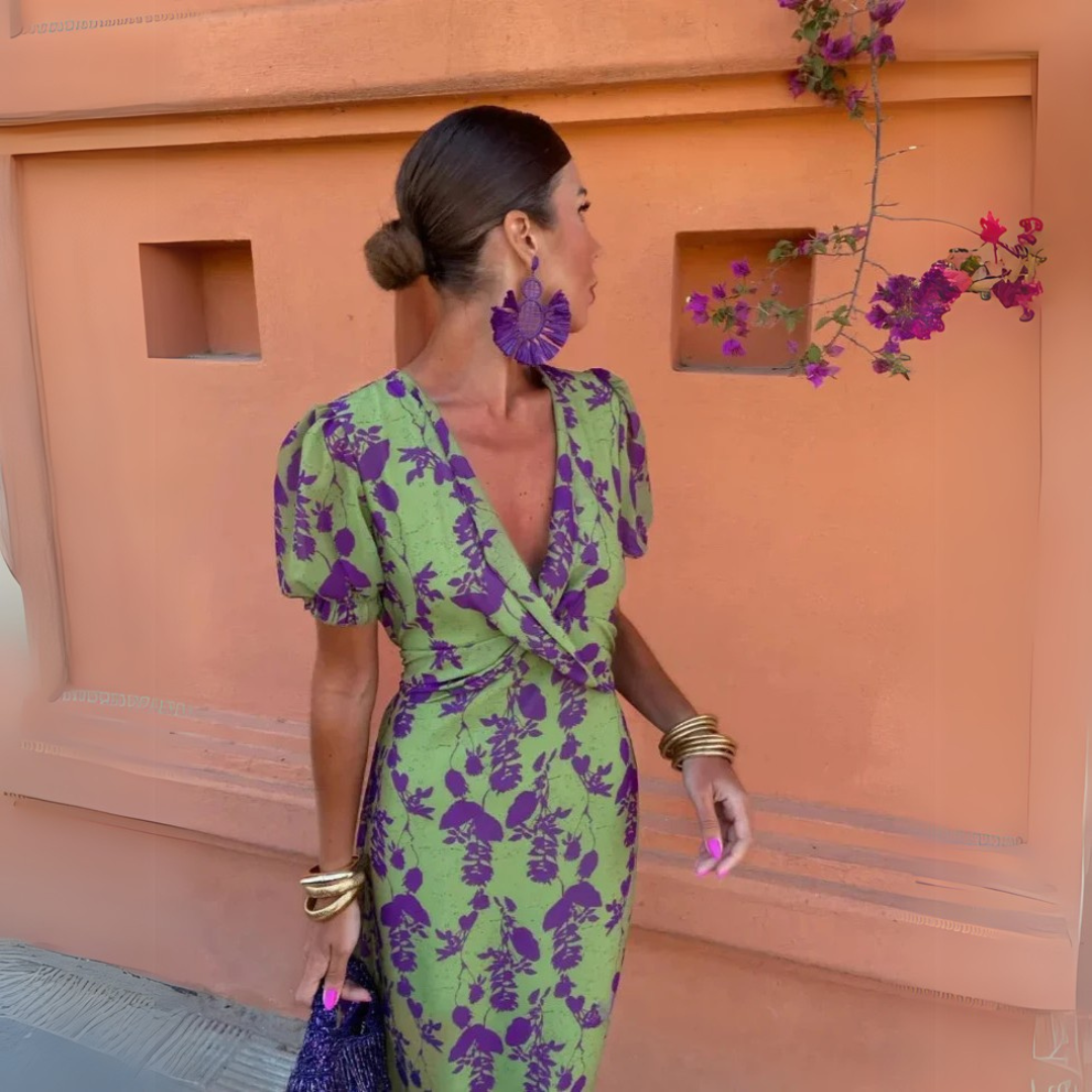 Rilka™ | Chic blomstret kjole til kvinder