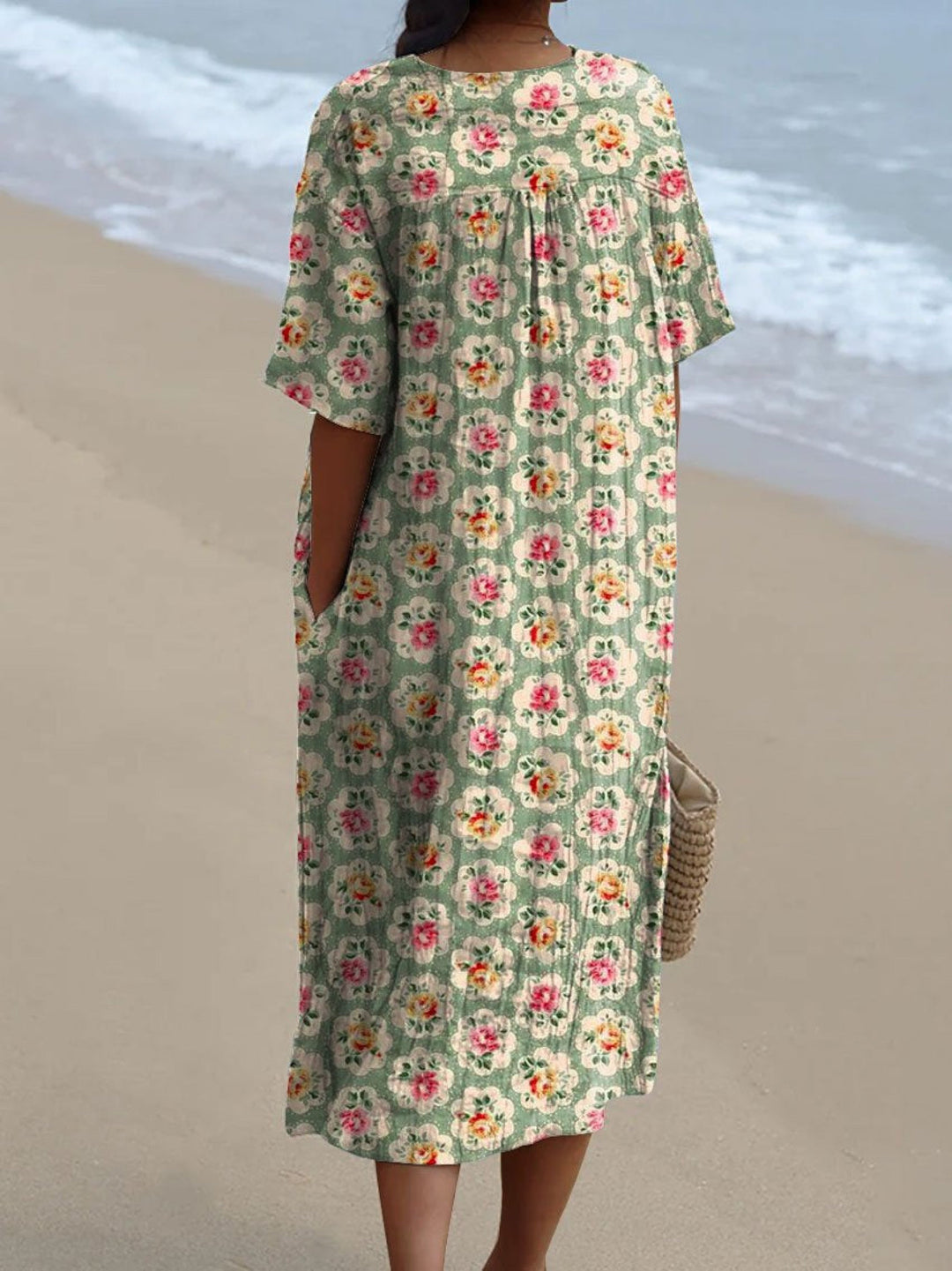 Maja | Vintage blomstret kjole - Limited Edition