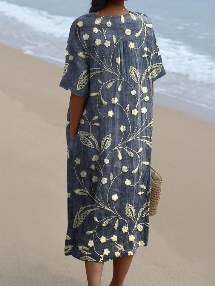 Clara | Vintage blomstret kjole - Limited Edition